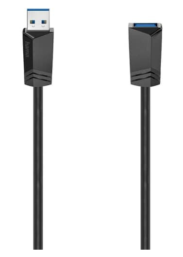 Hama Kabel USB-forlenger 3.0 5 Gbit/s 1.5m Svart