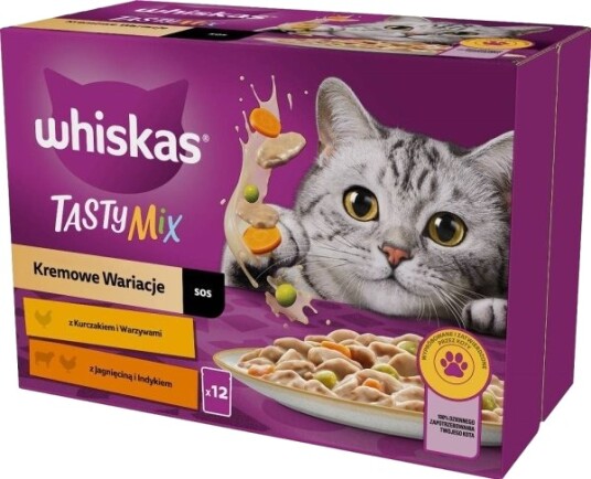 Whiskas Kjøtt I Saus Multipack 12X85 G Whiskas Kjøtt I Saus Multipack 12X85 G