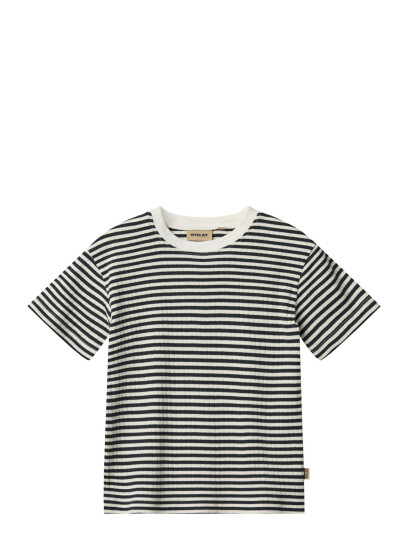 Wheat T-Shirt S/S Fabian Navy 116 Wheat T-Shirt S/S Fabian Navy 116