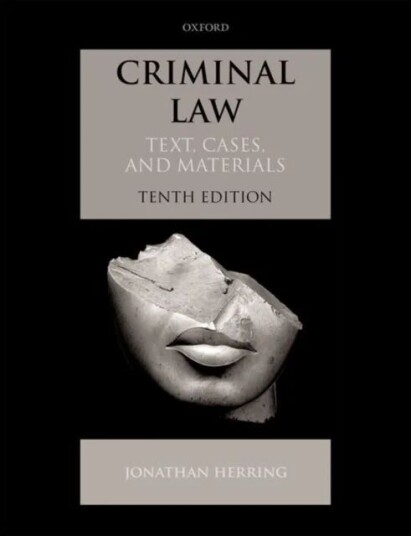 Criminal Law Av Jonathan (Professor Of Law Professor Of Herring