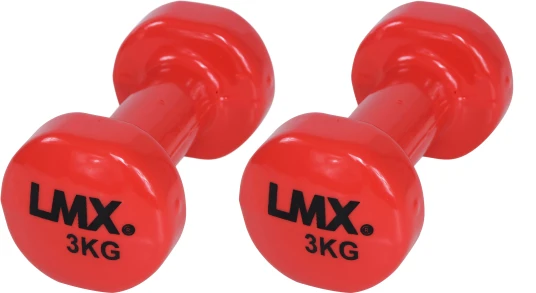 LMX. Vinyl Manualsett 3 kg Red LMX. Vinyl Manualsett 3 kg Red