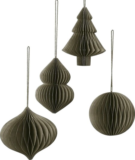 Broste Copenhagen Christmas Mix Ornaments   THYME   H:10 cm