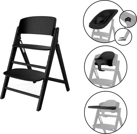 Cybex Click & Fold Matstol 4-in-1 Stunning Black Cybex Click & Fold Matstol 4-in-1 Stunning Black