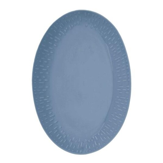 Aida Confetti ovalt serveringsfat 36x25,5 cm Blueberry BPA-fri porselen Aida Confetti ovalt serveringsfat 36x25,5 cm Blueberry BPA-fri porselen