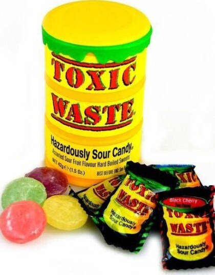 Toxic Waste Hazardously Supersurt Sukkertøy