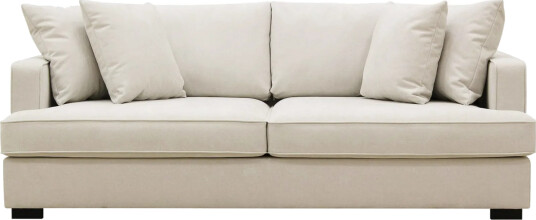 Rossita 3 seters Dyp Stoffsofa Beige