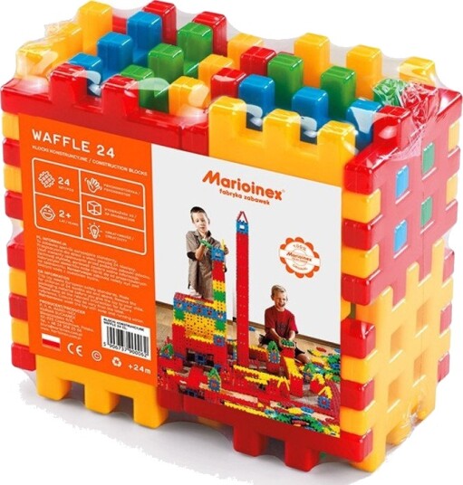 Marioinex Waffle Byggeklosser 24 Dele
