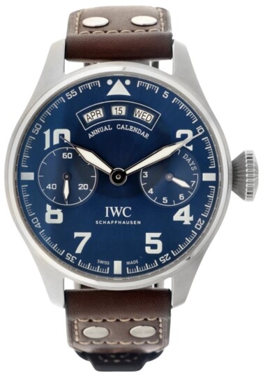 IWC Herreklokke IW502710 Big Pilot Blå/Lær Ø46.2 mm