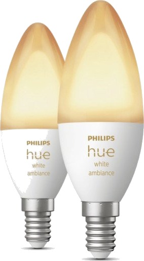 Philips Hue WA Lyskilde 5.2W B39 E14 2pk - 60530 Philips Hue WA Lyskilde 5.2W B39 E14 2pk - 60530