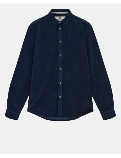 Anerkjendt Akleif Solid Cord Shirt - Navy - XL Anerkjendt Akleif Solid Cord Shirt - Navy - XL