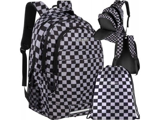 Kruzzel Ryggsekk 22L Sjakkbrett Kruzzel 24530