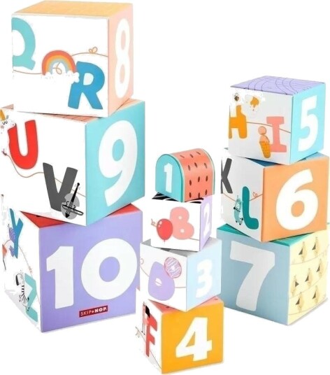 Skip Hop ABC & Me Stableklosser - 12+mnd - 10 stk