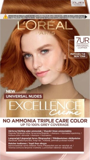 L'Oréal Paris Excellence Universal Nudes Permanent Color 7UR Univ
