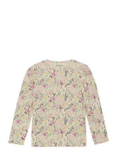 Minymo T-Shirt Ls Aop - Multi/patterned - 116 Minymo T-Shirt Ls Aop - Multi/patterned - 116