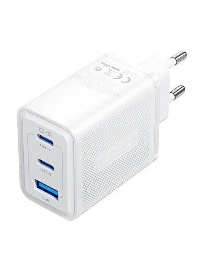 Vention Wall charger FERW0-EU 2xUSB-C USB- A 65W/65W/30W GaN (white) Vention Wall charger FERW0-EU 2xUSB-C USB- A 65W/65W/30W GaN (white)