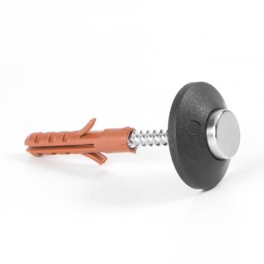 Dørstopper og dørholder med magnet | Sett av 5 stk.