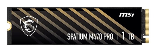MSI Spatium M470 Pro 1TB M.2 PCIe 4.0 SSD med 6000/4500MB/s