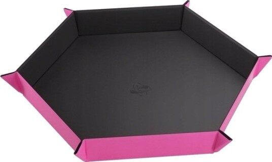 Gamegenisk Magnetisk Terningbakke Sekskantet Sort/Rosa