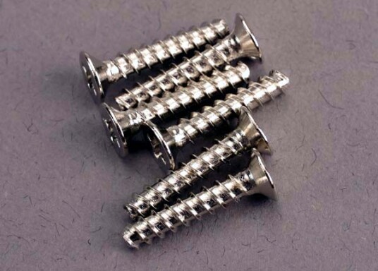 Traxxas 2649 Screws 3x15mm countersunk self-tapping 6 Traxxas 2649 Screws 3x15mm countersunk self-tapping 6
