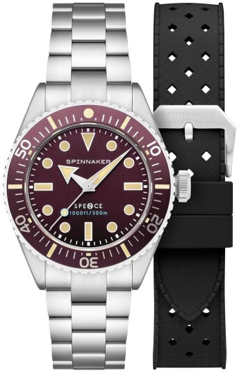 Spinnaker Herreklokke SP 5097 99 Spence Rød/Stål Ø40 mm