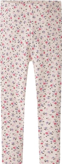 Name It Leggings NmfNicole Slim Peyote melange Name It 7 år (122) Leggings Beige Grå Lilla Rosa