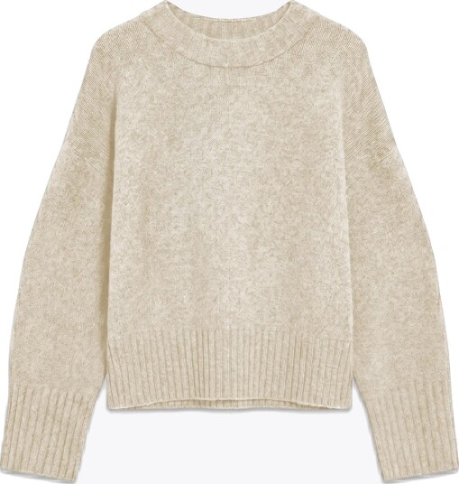 Topshop Daisy Long Sleeve Knitted Jumper Hvit XS Topshop Daisy Long Sleeve Knitted Jumper Hvit XS