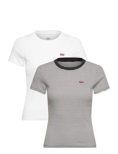 Levi"s® 2Pack Essential Ss Tee 2 Pack White XS