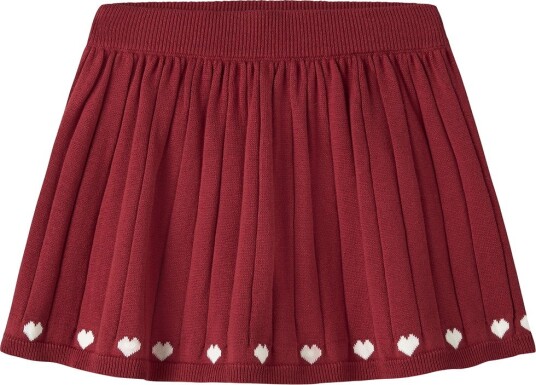 Name It Skjørt Strikk NmfRalbos Rød Dahlia Name It 1½ år (86) Skjørt Bordeaux Hvit