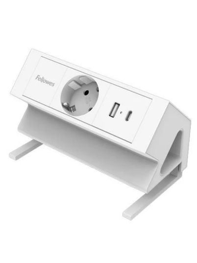 Fellowes Grenuttak Power Desk Type F Hvit