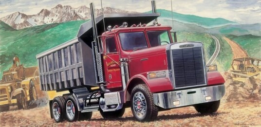 Italeri 1/24 Freightliner Heavy Dumper Modellbyggesett