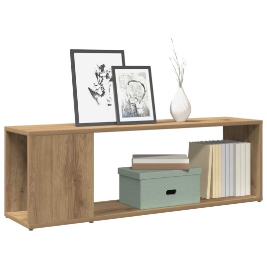 TV-benk artisan eik 100x24x32 cm konstruert tre 8721158440884