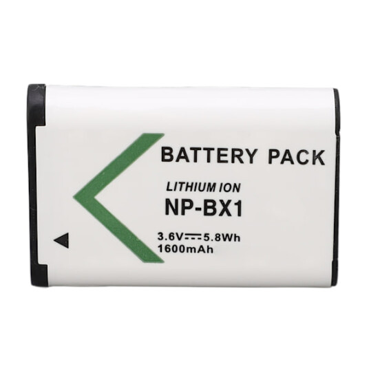 NP-BX1 3.6V 1600mAh Litiumionbatteri For Sony Cyber Shot