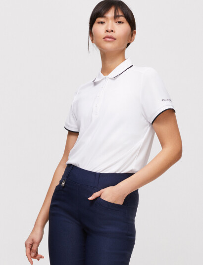 Röhnisch Miriam Poloshirt - White - XS Röhnisch Miriam Poloshirt - White - XS