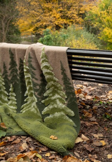 Frati Home Pledd Bosco Verde eas boiled 150x190