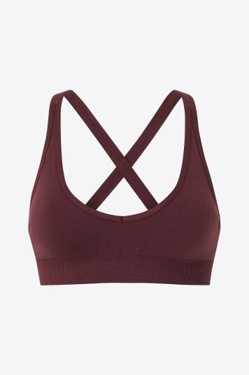Drop Of MindfulnesSports BH Signature Seamless V Shape Bra Rød Drop Of MindfulnesSports BH Signature Seamless V Shape Bra Rød