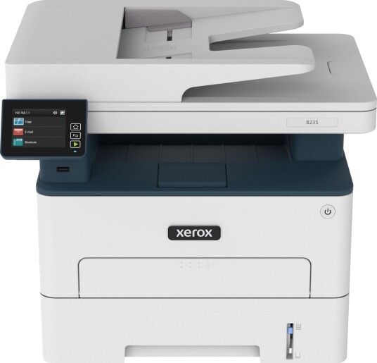 Xerox B235 Multifunksjonsskriver med Laser 34 ppm A4, Trådløs, Skanner, Kopimaskin - Blå/Hvit