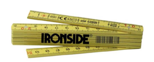 Ironside Meterstokk Glassfiber 1m Gul Ironside Meterstokk Glassfiber 1m Gul