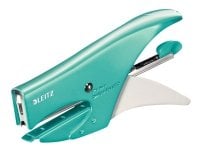 Hæftetang Leitz WOW isblå metallic