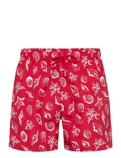 GANT Seashells Print Swim Shorts Red L GANT Seashells Print Swim Shorts Red L