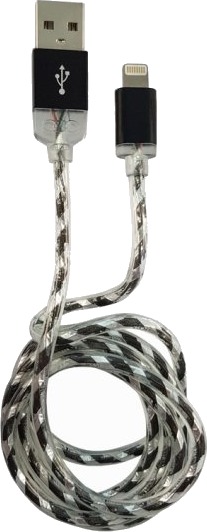 Lc Power Lightning Kabel Usb Hann Til Lightning Hann 1 M Svart Sølv For Apple Ipad/Iphone/Ipod Lightning Lc Power Lightning Kabel Usb Hann Til Lightning Hann 1 M Svart Sølv For Apple Ipad/Iphone/Ipod Lightning