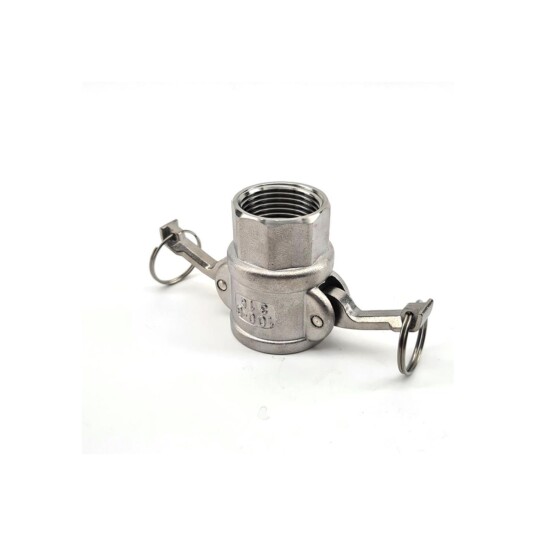 Cam Lock type D female x 1" female 1" - rustfritt stål