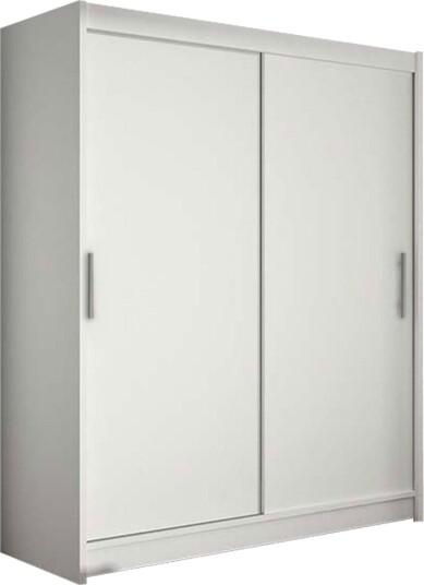 Leila Garderobe 150 cm Skyvedører - Hvit