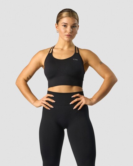 ICIW Define Seamless Sports Bra - Svart , M ICIW Define Seamless Sports Bra - Svart , M
