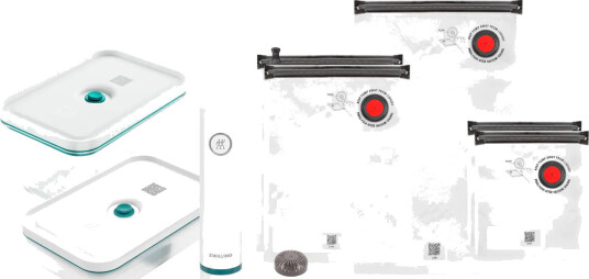 Zwilling La Mer vakuum startsett i glass 8 deler Zwilling La Mer vakuum startsett i glass 8 deler