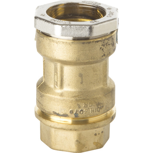 Isiflo 34x32 mm Messing Skjøtemansjett for PE og PVC-Rør