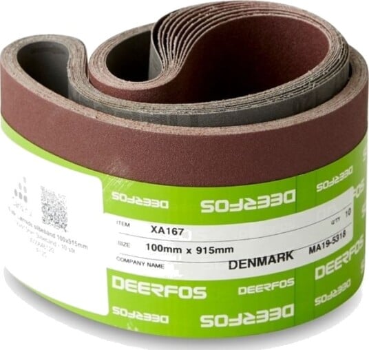 100x915 mm gipsbånd på lerretets bakside Korn P100
