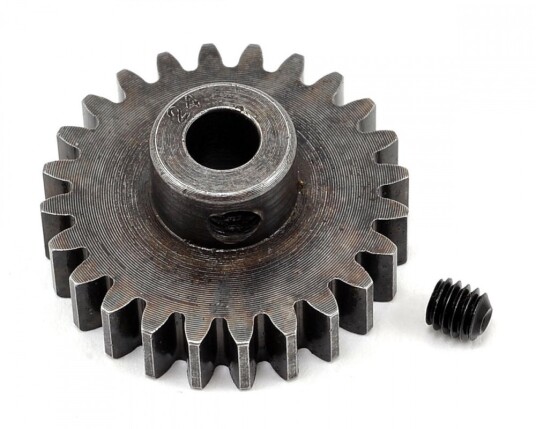 Robinson Racing 1224 Extra Hard Steel Mod1 Pinion Gear 5mm Bore Robinson Racing 1224 Extra Hard Steel Mod1 Pinion Gear 5mm Bore