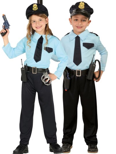 Fiestas Guirca Politiuniform 5-6 år Fiestas Guirca Politiuniform 5-6 år