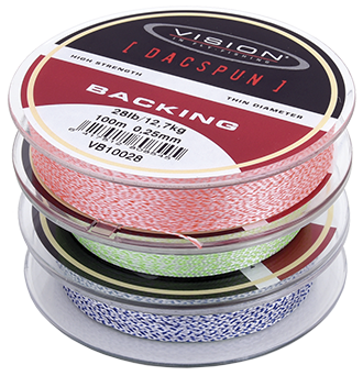 Vision Dacspun Backing 300m/50lbs Blue/White Vision Dacspun Backing 300m/50lbs Blue/White