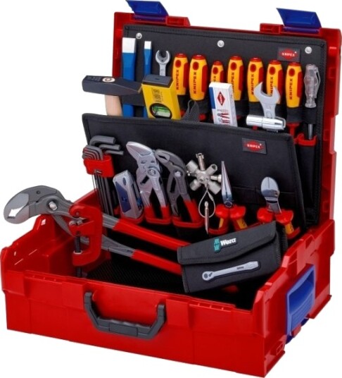 Knipex L-Boxx Verktøyssett for rørleggere - 52 Deler Knipex L-Boxx Verktøyssett for rørleggere - 52 Deler